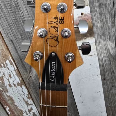 PRS SE Custom 24 with Roasted Maple Fretboard 2019 - Tobacco Sunburst image 7