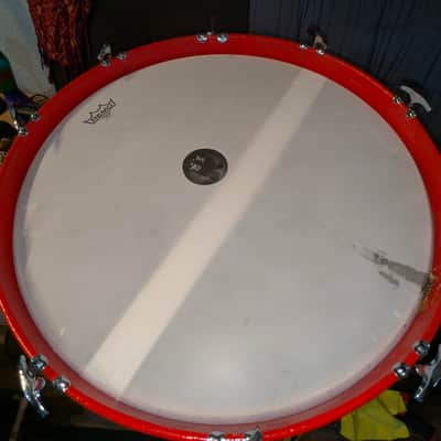 Ludwig  Super Classic Red Sparkle Bass Drum 22x14 60s image 15