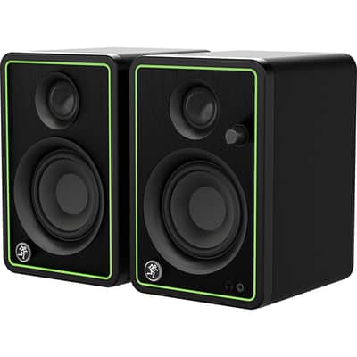 Mackie CR3-X Series 3" Studio Monitors (Pair) with 3' REAN Stereo Breakout Cable Bundle image 4