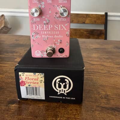 RARE Walrus Audio Deep Six Compressor 2019 Black Friday Floral Edition image 1