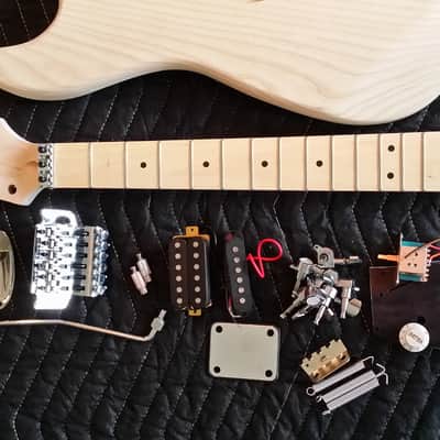 Frankenstrat EVH Kit Guitar - Ash Body - Floyd Rose image 10