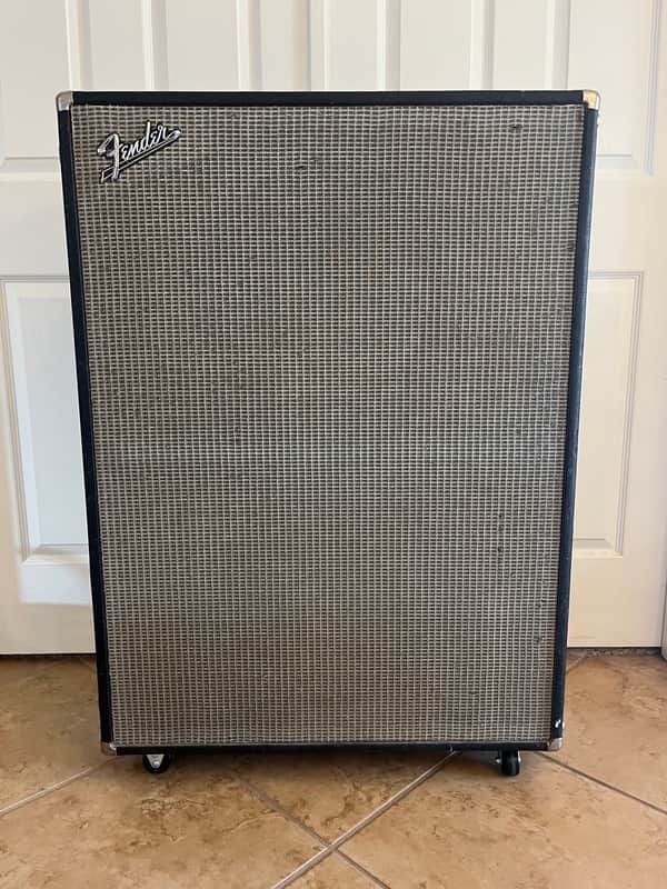 Fender Bassman VT 2x15" Guitar Speaker Cabinet - Silverface image 1