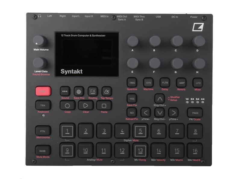 Elektron Syntakt 12-Voice Drum Computer and Synthesizer [USED] image 1