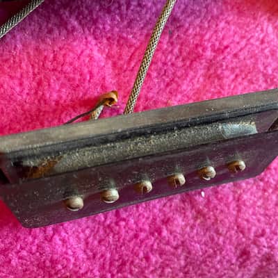 Vintage 1952 Gibson P90 P-90 + IRC wiring harness for Les Paul goldtop jr Junior es-150 es-125 130 135 archtop image 4