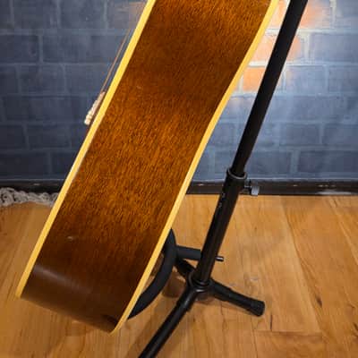 Vintage 1968 Epiphone FT-79 Texan Sunburst w/Original Adjustable Bridge - Over-sprayed Top Only, Changed Bridge & Neck Set image 15