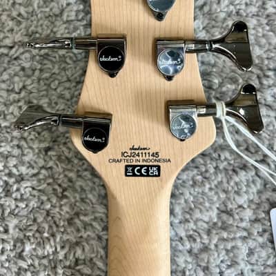 Jackson JS Series Spectra Bass Guitar JS3V, Laurel Fingerboard, Indigo Blue image 7