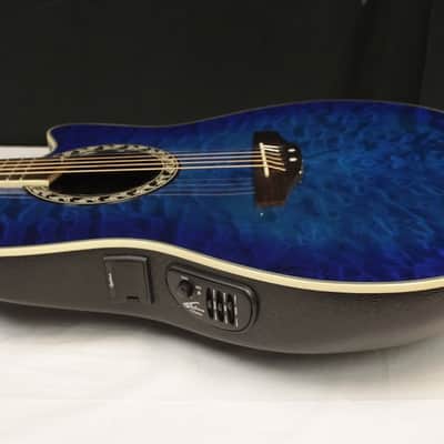 Ovation Applause AE128 Acoustic-Electric Guitar, Very Good Shape! AE 128 #6088 image 8