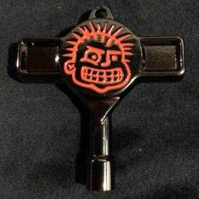 Yuri Ruley  - MXPX - Black Chrome / Red - Signature  Drum Key image 2