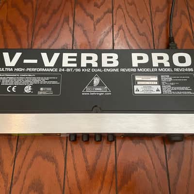 Behringer V-Verb Pro DEQ2496 24-Bit Reverb & Effect Processor 2010s Lexicon Cloned Algorithms 💫 image 7