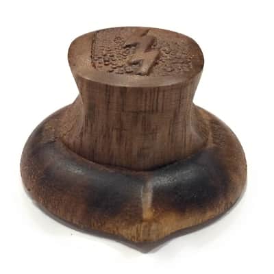 Reproduction 1937 Zenith Pinch Tuning Knob - Solid Wood image 2
