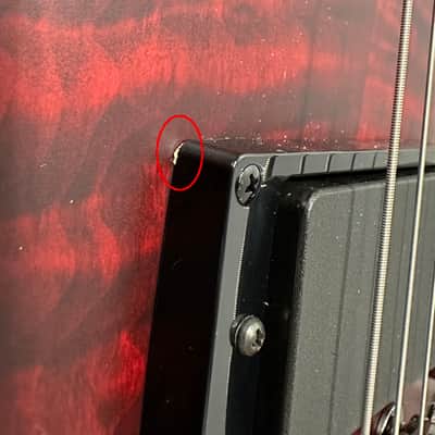 LTD EC-401 - See Thru Black Cherry Sunburst #81167 (Factory Demonstration Model) image 12