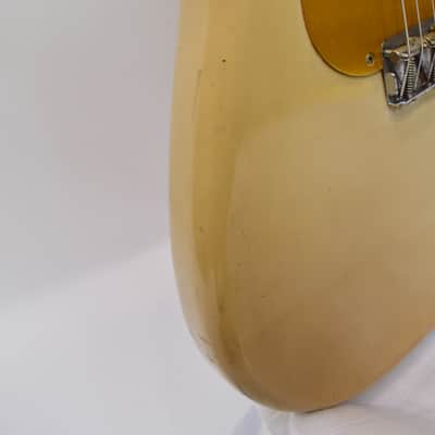 Vintage 1958 Fender Musicmaster Electric Guitar, Maple Fingerboard, Desert Sand w/ Case image 7