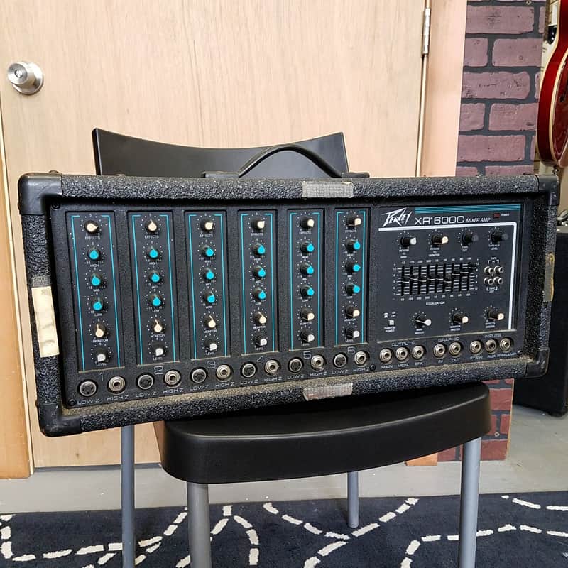 Peavey  XR600C Powered Mixer Amp Head image 1