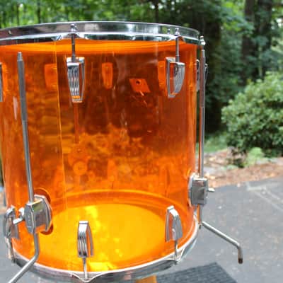 Ludwig Vistalite Toms 70's Amber image 24