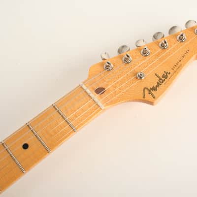 Fender Custom Shop Limited Edition 70th Anniversary 1954 Stratocaster NOS 1-Piece Quartersawn Maple Neck Fingerboard Wide-Fade 2-Color Sunburst XN5508 image 6