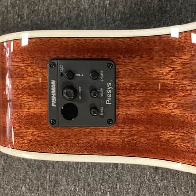 Washburn DFSMACEBK Grand Auditorium Cutaway Spalted Maple Top Mahogany C Shape Neck 6-String Acoustic-Electric Guitar image 2