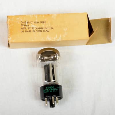 Sylvania 5V4GA Rectifier Tube - Tests Strong image 1
