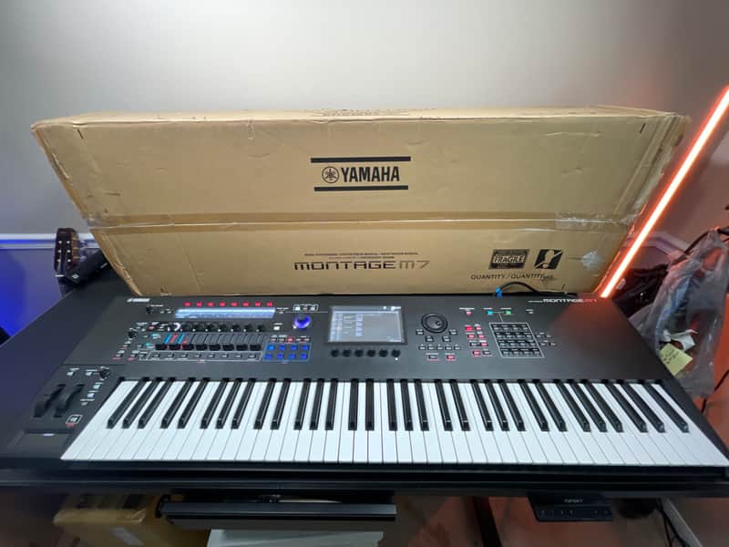 Yamaha Montage M7 76-Key Synthesizer - Clean, Factory Boxed image 1