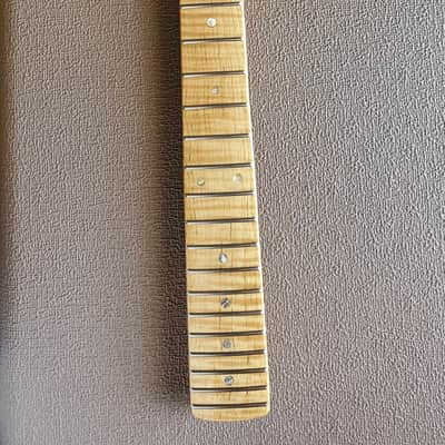 Roasted 5A flame maple neck image 13