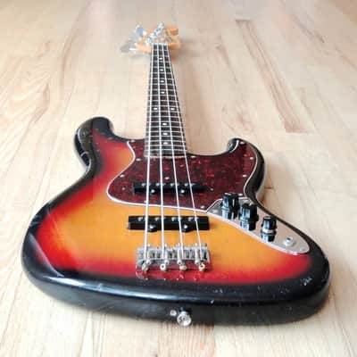 1982 Squier JV '62 Jazz Bass Sunburst Japan MIJ Fender USA Custom Shop Pickups image 9