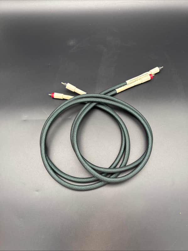 Ridge Street Audio Poiema Cable Pair RCA Interconnects Audiophile 59inch RCA cables image 1