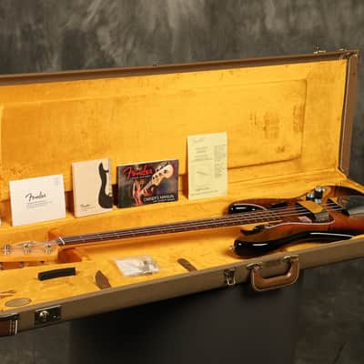 2012 Fender American Vintage '62 Jazz Bass reissue Sunburst image 21