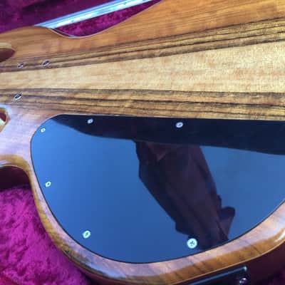 Beautiful Wal MK3 6-String Bass - Shedua Facings, Mahogany core, Indian Ebony fretboard - NICE! image 12