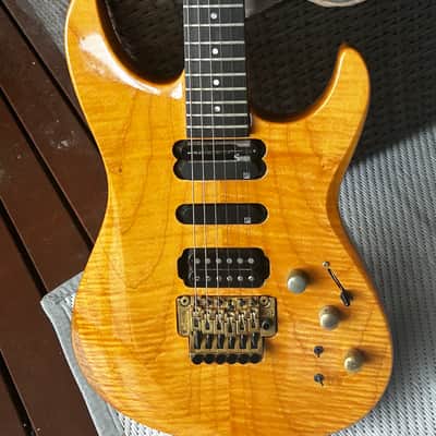 Fernandes FR-155S Revolver HSH MIJ Superstrat - insane specs - 15mm flame maple cap! image 2