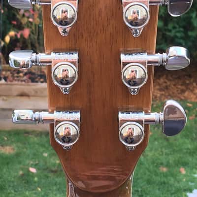 Zager Acoustic-Electric "Parlor" (Truly a 12-Fret 00-000 Size) 2020 Mahogany image 6