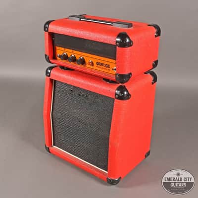 Orange Pedal Baby 100 w/ Marshall Mini Stack Housing image 3