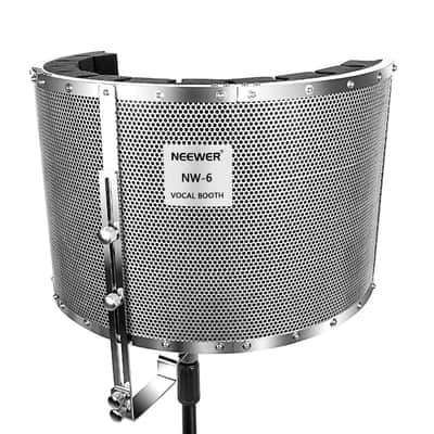 Lightweight Aluminum Microphone Isolation Shield Absorber image 2