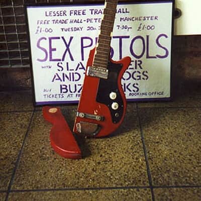 Eastwood Pete Shelley Signature Starway Buzzcocks 2007 Red Only 88 Made #20 image 24