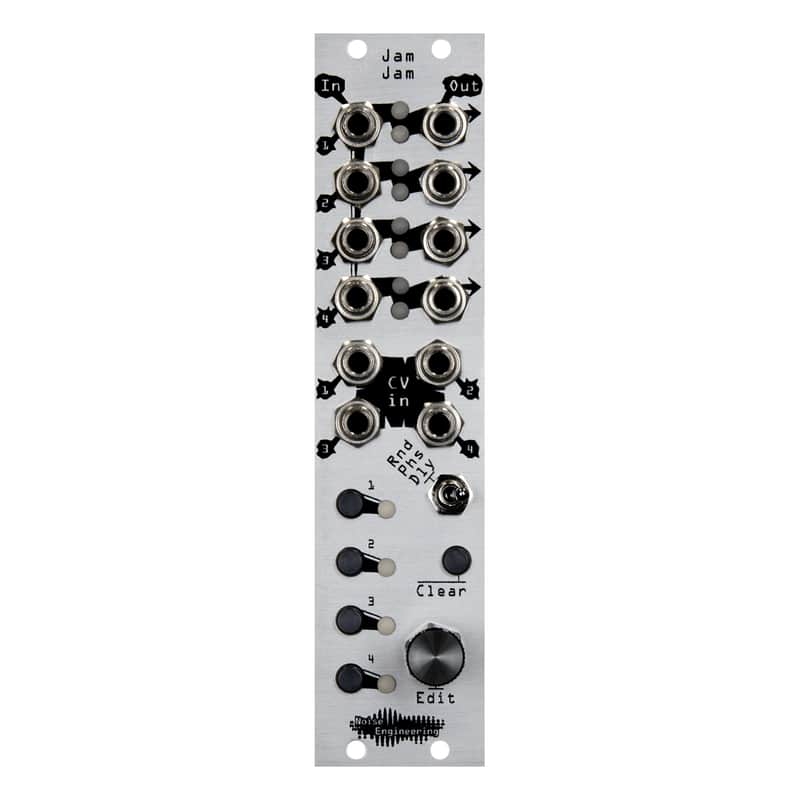 Noise Engineering Jam Jam Eurorack 4 Channel Gate/Trigger Processor Module (Silver) image 1