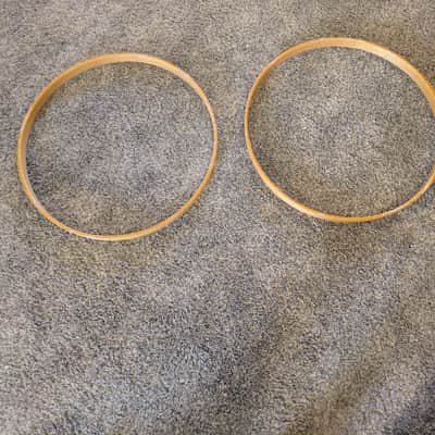 22" Maple Bass Drum Hoop 2010s - Natural image 3
