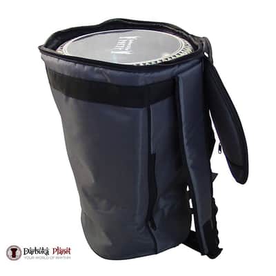 ZAZA - Professional Colorful Doumbek/Darbuka ClassicSize - Bag Carry Case - Premium Nylon Fabric Gig-bag - Blue image 3