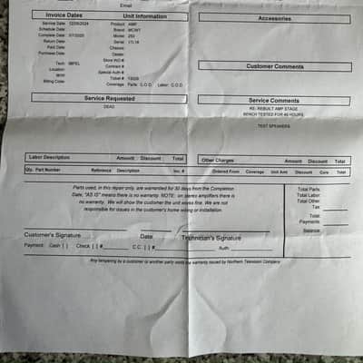 McIntosh MC250 Power Amplifier - Includes Service Receipt! image 6