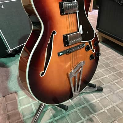 Guitarra de caja Fujigen FGN Masterfield Jazz HH Jazz Burst image 9