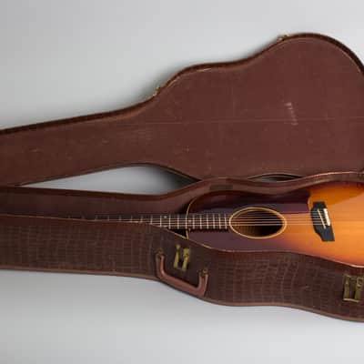 Gibson LG-1 Flat Top Acoustic Guitar (1965), ser. #253956, original brown alligator chipboard case. image 10