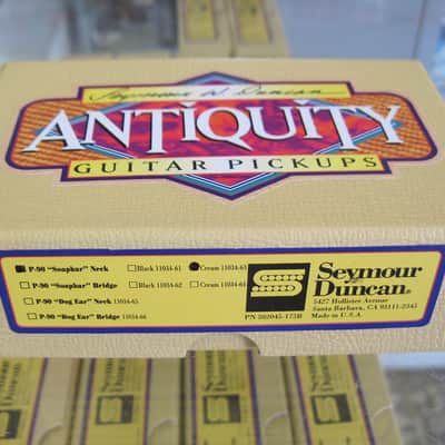 Seymour Duncan Antiquity P90 Soapbar Neck Pickup Cream 7.96k image 2