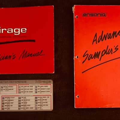 Ensoniq Mirage 8-Bit Sampler Keyboard – Excellent Condition – OLED Gotek Mod & Manuals - Rare Collector Package image 5