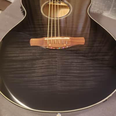 IBANEZ AEWC400-TKS | Full Flame Maple top sides and back | Concert Cutaway | OM [slimline depth] image 5