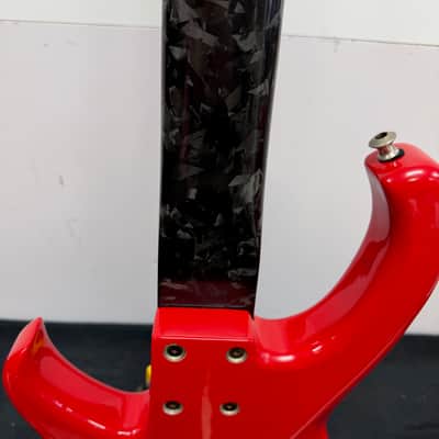 Vintage Modulus Quantum V 5-String Active Electric Bass Guitar Carbon Fiber Neck with Original Case 1989 image 19