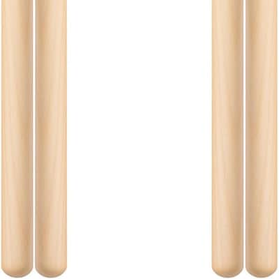 2 Pairs Drum Sticks, 5A Drum Sticks Maple Drumsticks for Electronic Drums set, Non-Slip Grip, Wood Tip for Acoustic Drums or Adults Percussion Drumsticks for Beginner (32CM) image 1