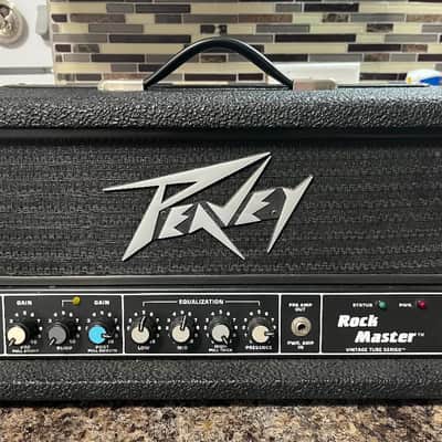 UPDATED SEE LISTING!  Peavey Rock Master Vintage Tube Series 120-Watt Guitar Head 1980s - Black. UPDATED SEE LISTING! image 1