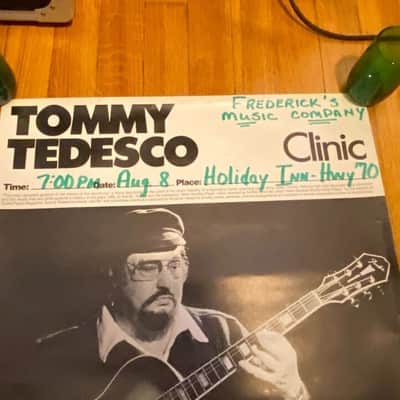 TOMMY TEDESCO (Wrecking Crew Session Guitarist) POSTER & Signed Program image 2
