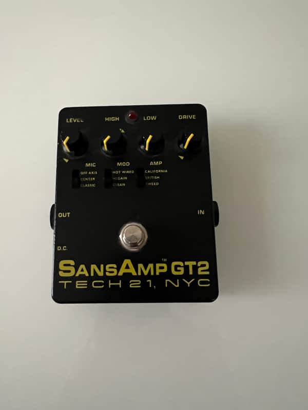 Tech 21 SansAmp GT2 Tube Amp Emulation Pedal | Reverb UK