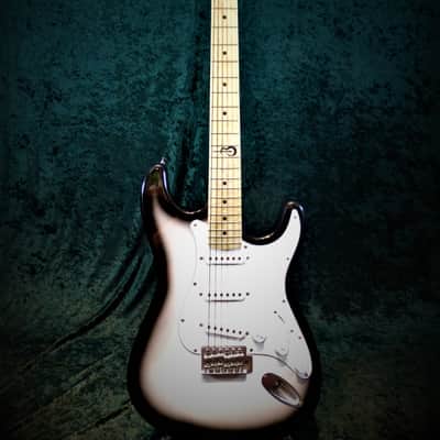 Borealis Strat - Black & White Burst image 1