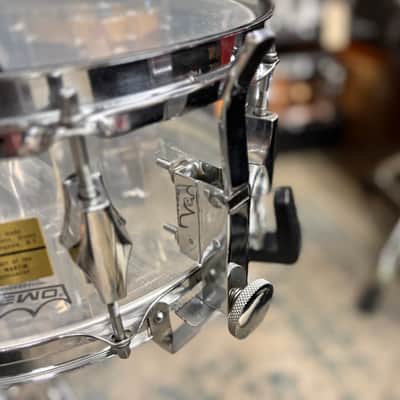 Fibes 5x14" Snare Drum 1970s - Clear Acrylic image 5