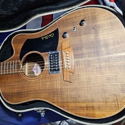 Cole Clark Fat Lady FL2EC-RH-BLBL-Hum Blackwood Acoustic Electric Guitar Right-Handed w/ OHSC image 9