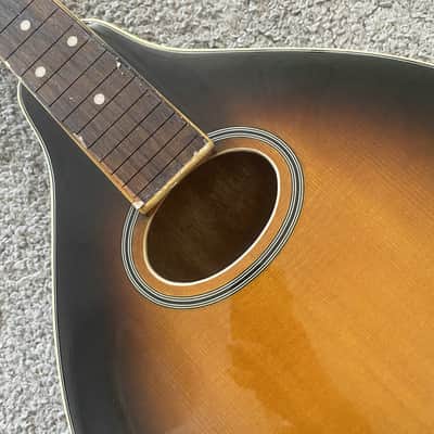 Sunburst 8 String Mandolin Project, Spruce Top, Mahogany Body, Rosewood Fingerboard image 2